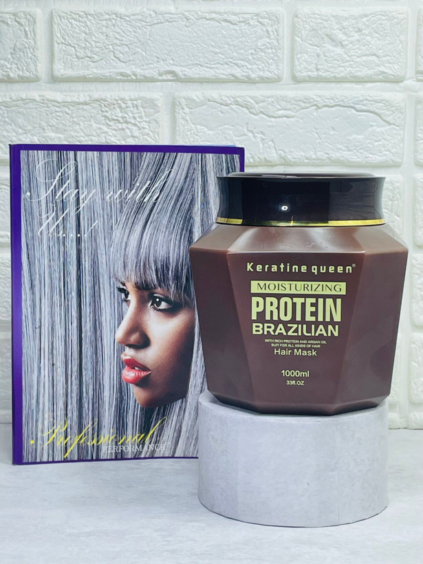 ماسک مو پروتئینه برزیلی کراتین کویین (Keratine Queen Protein Brazilian Hair Mask 1000ml)