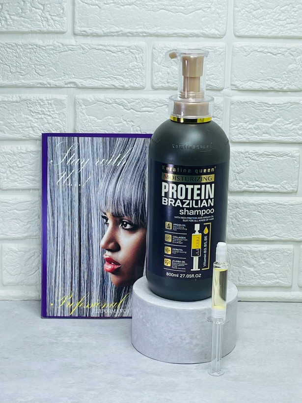 شامپو پروتئینه برزیلی کراتین کوئین (Keratine Queen Protein Brazilian Shampoo)