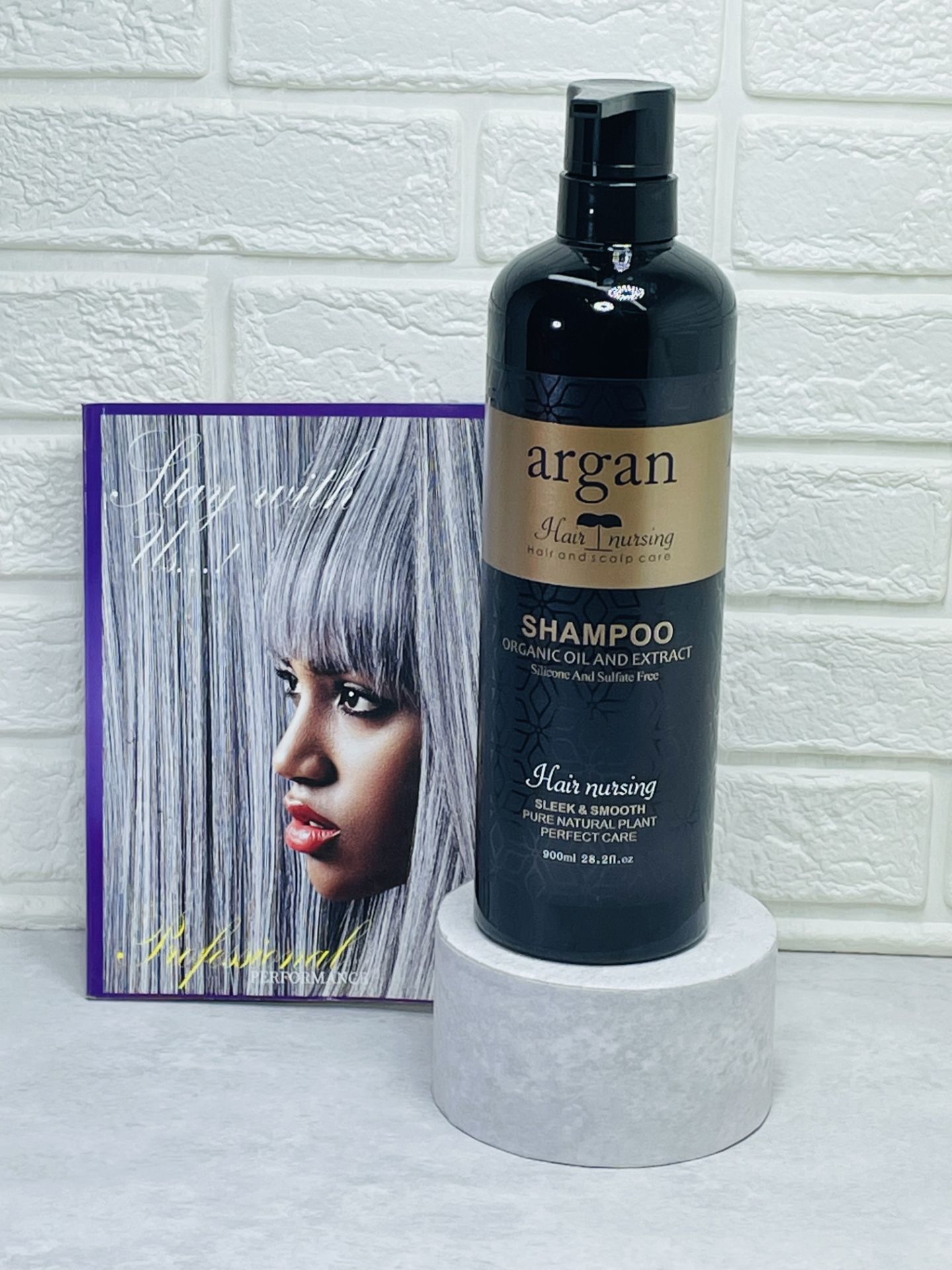 شامپو روغن آرگان ارگانیک هیر نرسینگ (Hair Nursing Argan Organic Oil Shampoo)