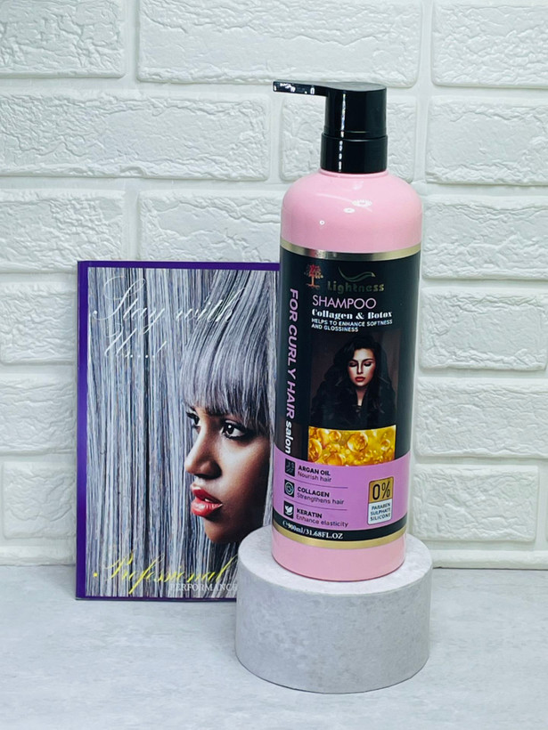 شامپو لایتنس موی فر (Lightness Collagen & Botox Shampoo)