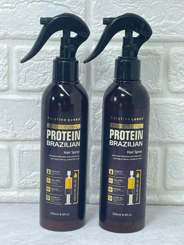 اسپری دوفاز پروتئین برزیلی کراتین کوئین (Keratine Queen Moisturizing Protein Brazilian Hair Spray)
