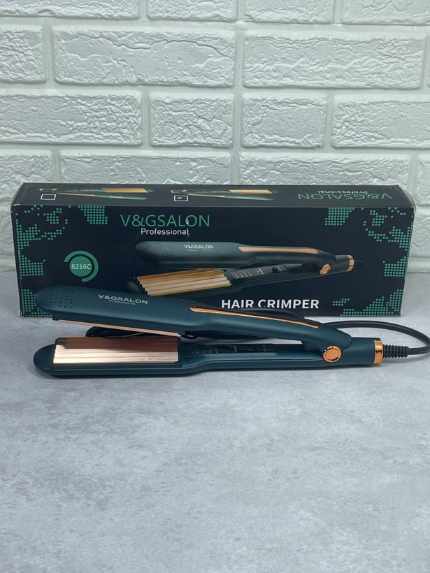 اتو مو و ویو موجریز حرفهای سالنی وی اند جی (V&GSALON Professional Hair Crimper 8216C)