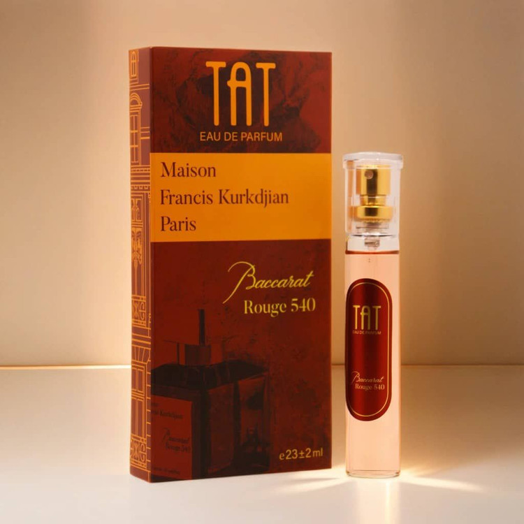 عطر جیبی تات رایحه باکارات رژ ۵۴۰ (TAT Baccarat Rouge 540)