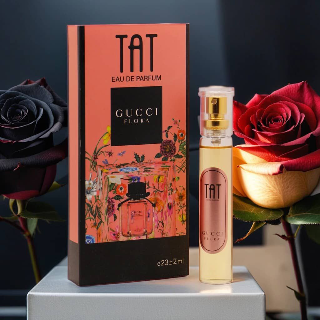 عطر جیبی تات رایحه گوچی فلورا گورجوس گاردنیا (TAT Gucci Flora)