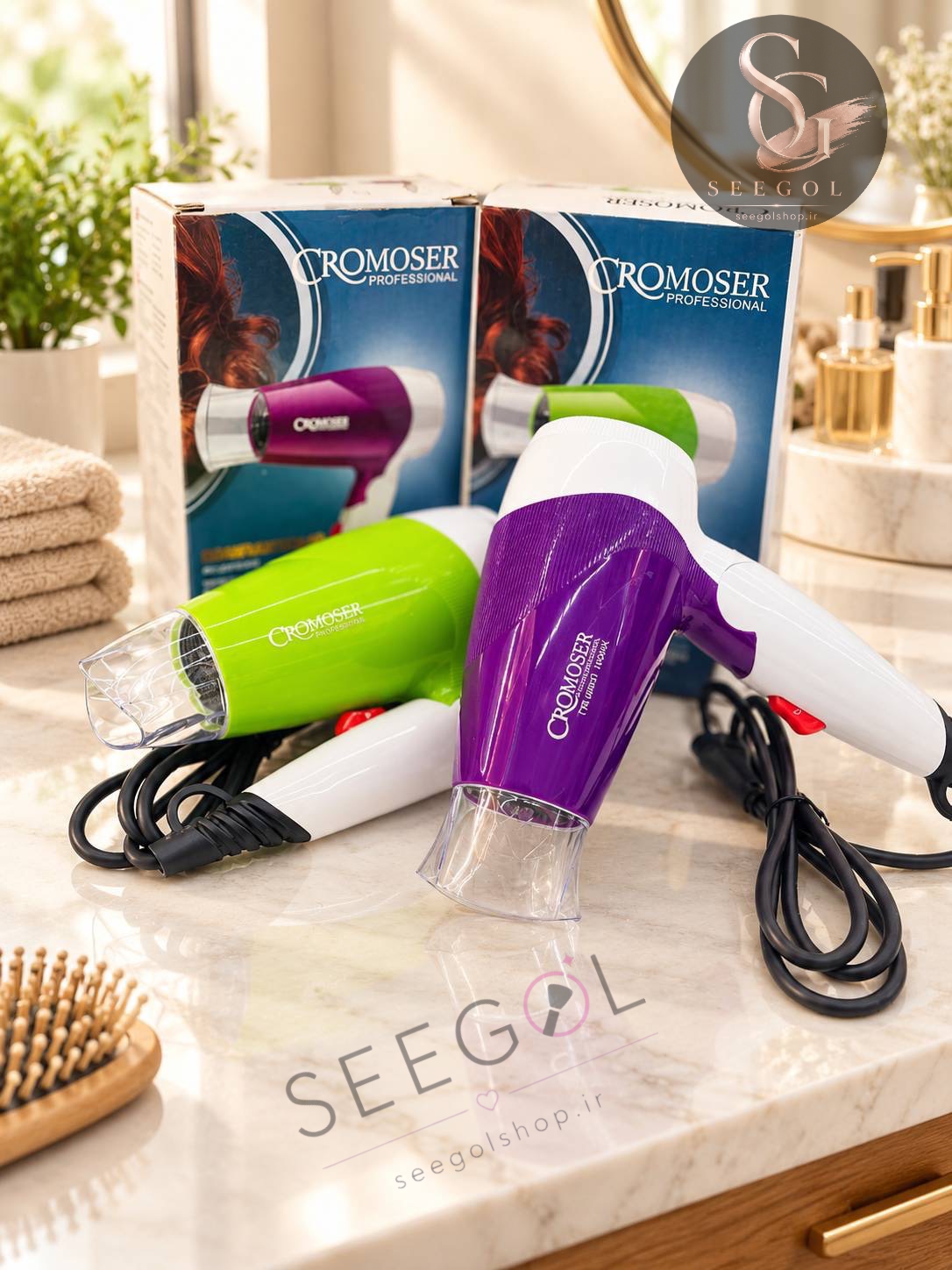 سشوار مسافرتی کروموزر (CROMOSER مدل CR-6600)