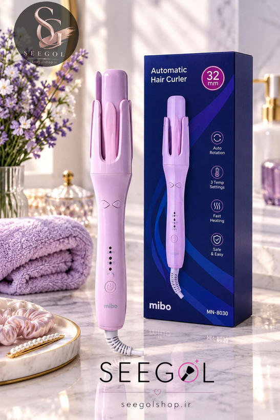 کرلی اتوماتیک چرخشی فرکننده مومدل MN-8030