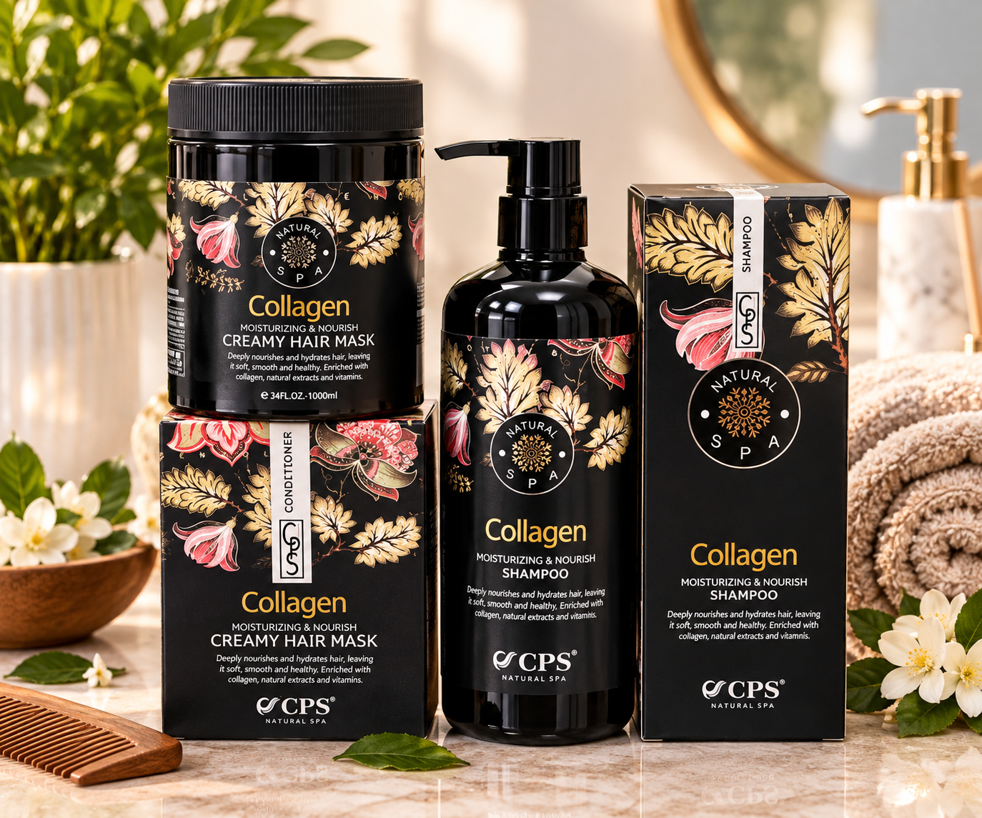 شامپوکلاژن سی پی اس آبرسان مو (CPS Natural Spa Shampoo)